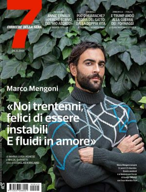 La copertina di 7 con Marco Mengoni