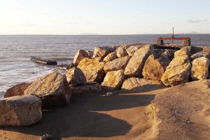 Tarquinia - I lavori alla foce di levante