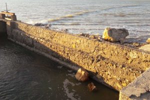 Tarquinia - I lavori alla foce di levante