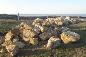 Tarquinia - I lavori alla foce di ponente