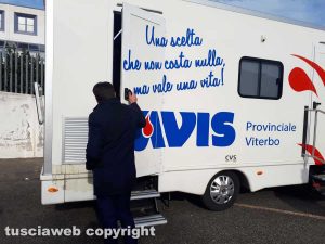 L'autoemoteca dell'Avis