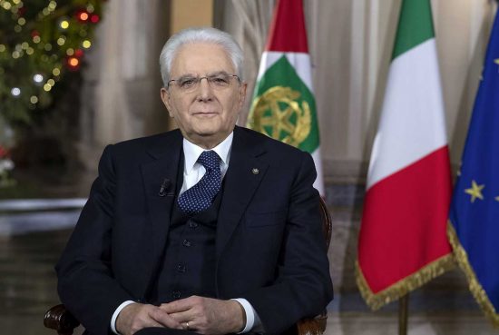 Il presidente Sergio Mattarella