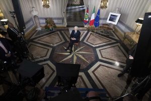 Il presidente Sergio Mattarella