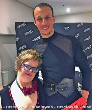 Lucia Vedovardi con il maestro Daniele Benedetti
