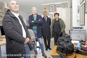 Viterbo - Giuseppe De Cristofaro nella redazione di Tusciaweb