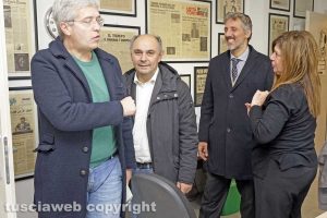 Viterbo - Giuseppe De Cristofaro nella redazione di Tusciaweb