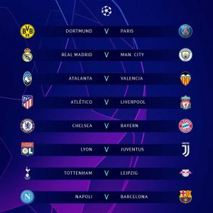 Sport - Calcio - I sorteggi degli ottavi di Champions League