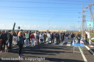 Tarquinia - Il flash mob per dire no all'inceneritore