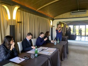 Il congresso del Pd che eletto segretaria provinciale Manuela Benedetti