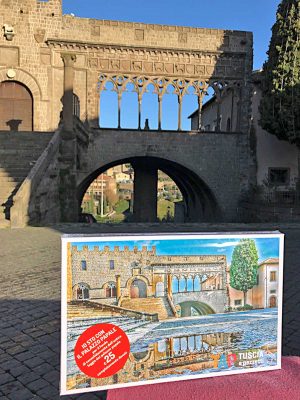 Viterbo - Il puzzle del palazzo dei Papi