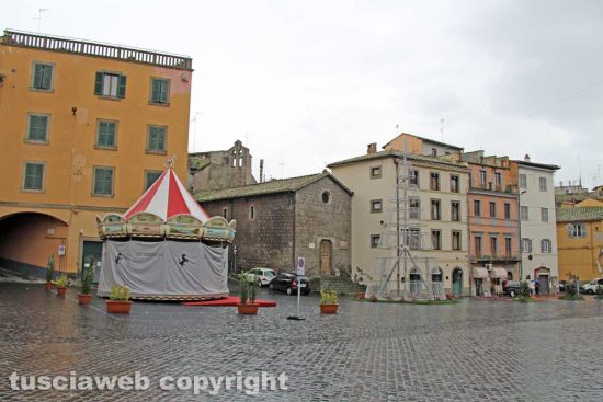 Viterbo - L'albero di piazza del Teatro