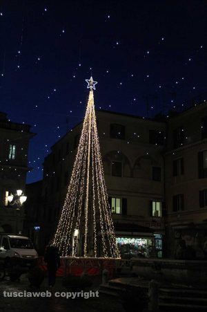 Civita Castellana - Le luci natalizie - Di Emilio Matteucci