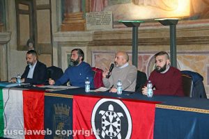 Viterbo - Il convegno di Casapound sullo Sprar in sala Regia