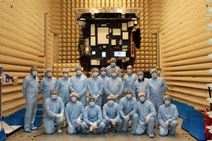 Foto scattata presso IABG mBh Monaco di Baviera - Il team airbus durante i test ambientali a Monaco