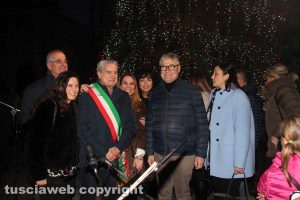 Viterbo - Accensione dell'albero di Natale a piazza del Comune