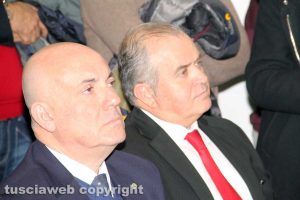 Il prefetto Giovanni Bruno e il questore Massimo Macera