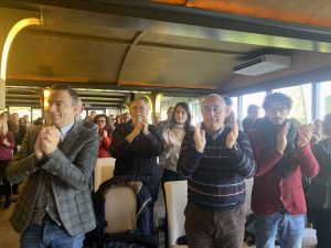 Il congresso del Pd che eletto segretaria provinciale Manuela Benedetti
