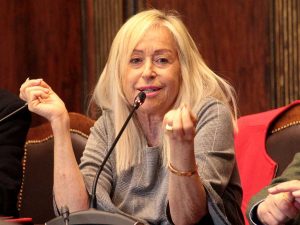 Viterbo - Corsi dedicati a Giorgio Capitani, la casting director durante una conferenza stampa