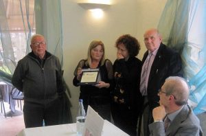 Cna Pensionati - La consegna della targa in ricordo di Mario Rosario Chiera