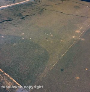Caprarola - Uno dei parcheggi in piazza Martiri della Libertà