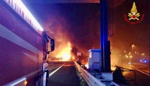 Padova - L'incidente sulla A4