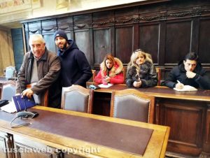 Viterbo - Il gruppo della Lega in seconda commissione