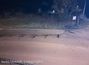 Montefiascone - Scontro fra due auto sulla Cassia