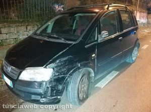 Montefiascone - Scontro fra due auto sulla Cassia