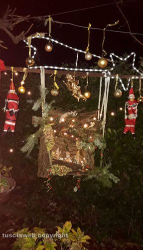 Viterbo - Presepe sospeso a San Martino al Cimino - Di Paola Molinari
