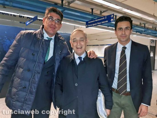 Da sinistra: Giuseppe Di Renzo, Carlo Taormina e Fausto Barili