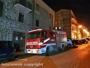 Montefiascone - Fuga di gas in via Cannelle - L'intervento dei vigili del fuoco