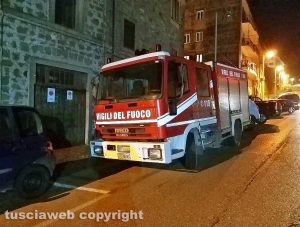 Montefiascone - Fuga di gas in via Cannelle - L'intervento dei vigili del fuoco