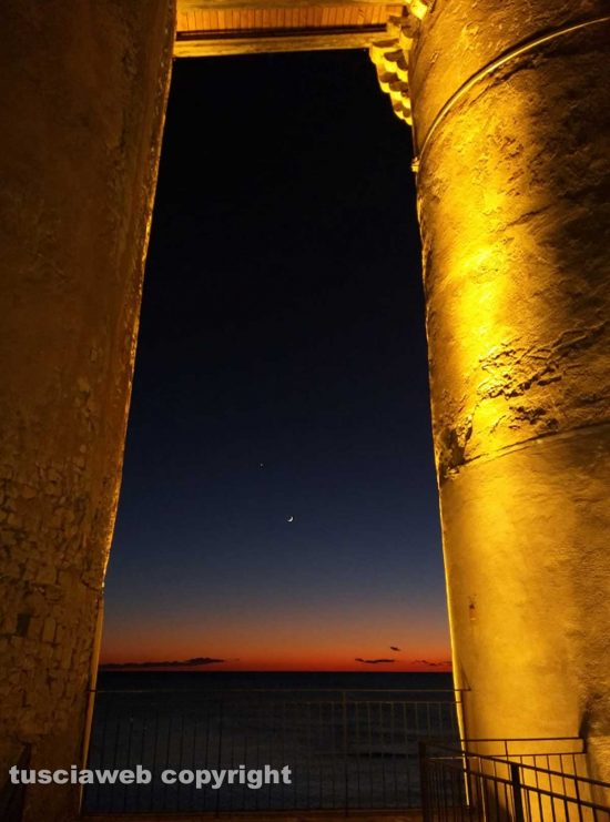 Tramonto al castello di santa Severa...