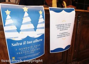 Viterbo - Iniziativa "Salviamo gli alberi di Natale"