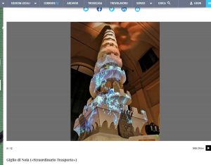 Milano - Il Corriere della Sera scambia Spirale di fede per un Giglio di Nola