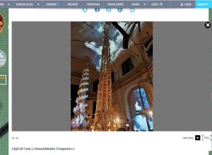 Milano - Il Corriere della Sera scambia Spirale di fede per un Giglio di Nola