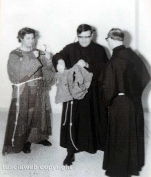 Frate Agostino Mallucci con l'abito di san Francesco