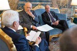 Roma - L'associazione Svegliamoci italiani all'udienza col presidente della Repubblica, Sergio Mattarella