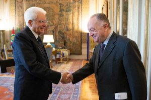 Roma - L'associazione Svegliamoci italiani all'udienza col presidente della Repubblica, Sergio Mattarella