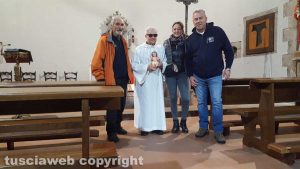 Viterbo - Al centro, frate Agostino Mallucci