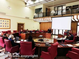 Viterbo - La seduta del consiglio provinciale