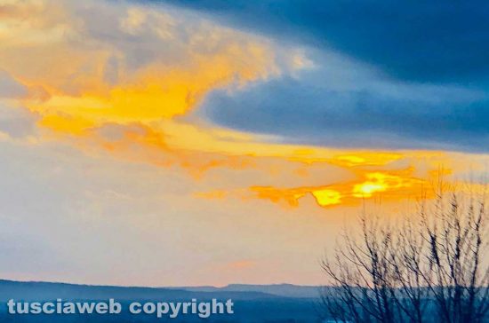 Cielo su Viterbo - Foto di Angelo Valentini