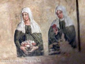 L'immagine di Santa Rosa nella chiesa museo di San Francesco a Montefalco
