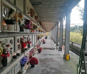 Il cimitero di Ischia di Castro