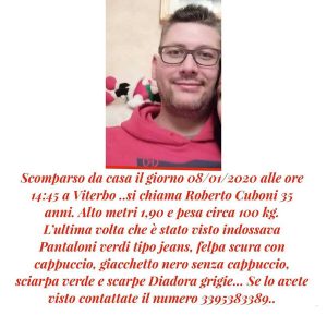Il post diffuso su Facebook
