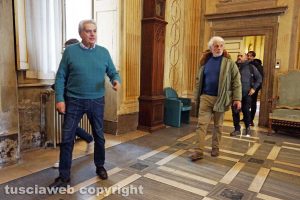 Viterbo - Michele Placido a Palazzo dei Priori
