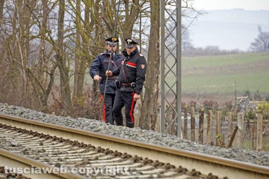 Oriolo Romano - Travolto e ucciso dal treno