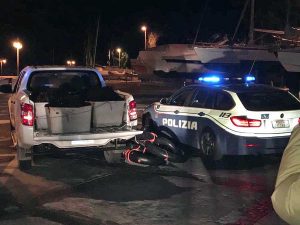 Civitavecchia - Il sequestro di ricci di mare