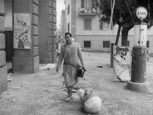 I vitelloni - Alberto Sordi a piazza della Rocca