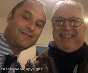 Il presidente della camera penale Roberto Alabiso con il responsabile giustizia forzista Enrico Costa